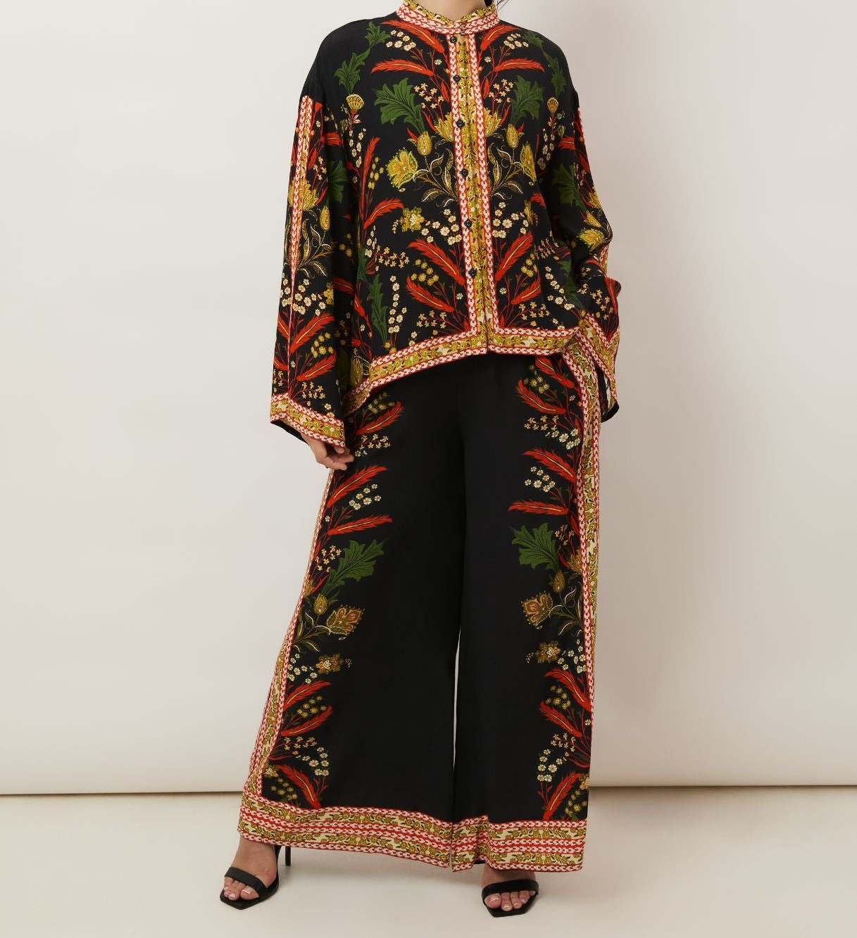 Reyna Shirt in Black Print